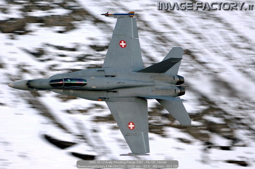 2005-10-12 Axalp Shooting Range 0361 - FA-18C Hornet